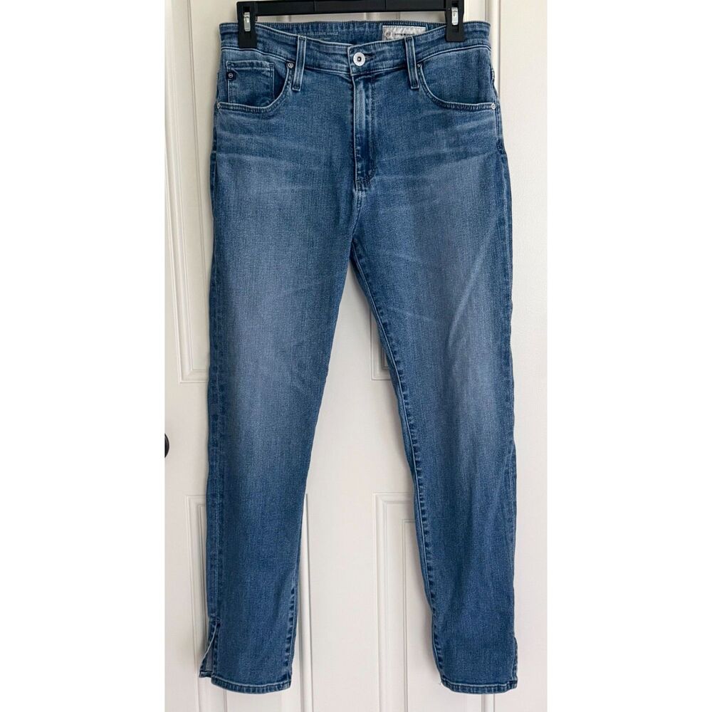 AG Adriano Goldschmied Anthropologie Women's High Rise Stevie Ankle Jeans 30R